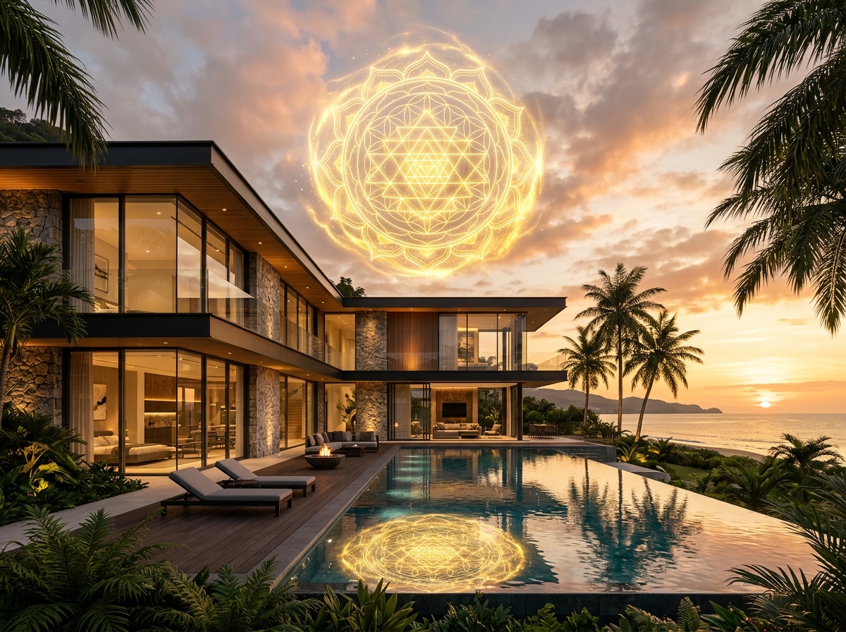 Vastu Compliant Modern Villa with Sacred Mandala